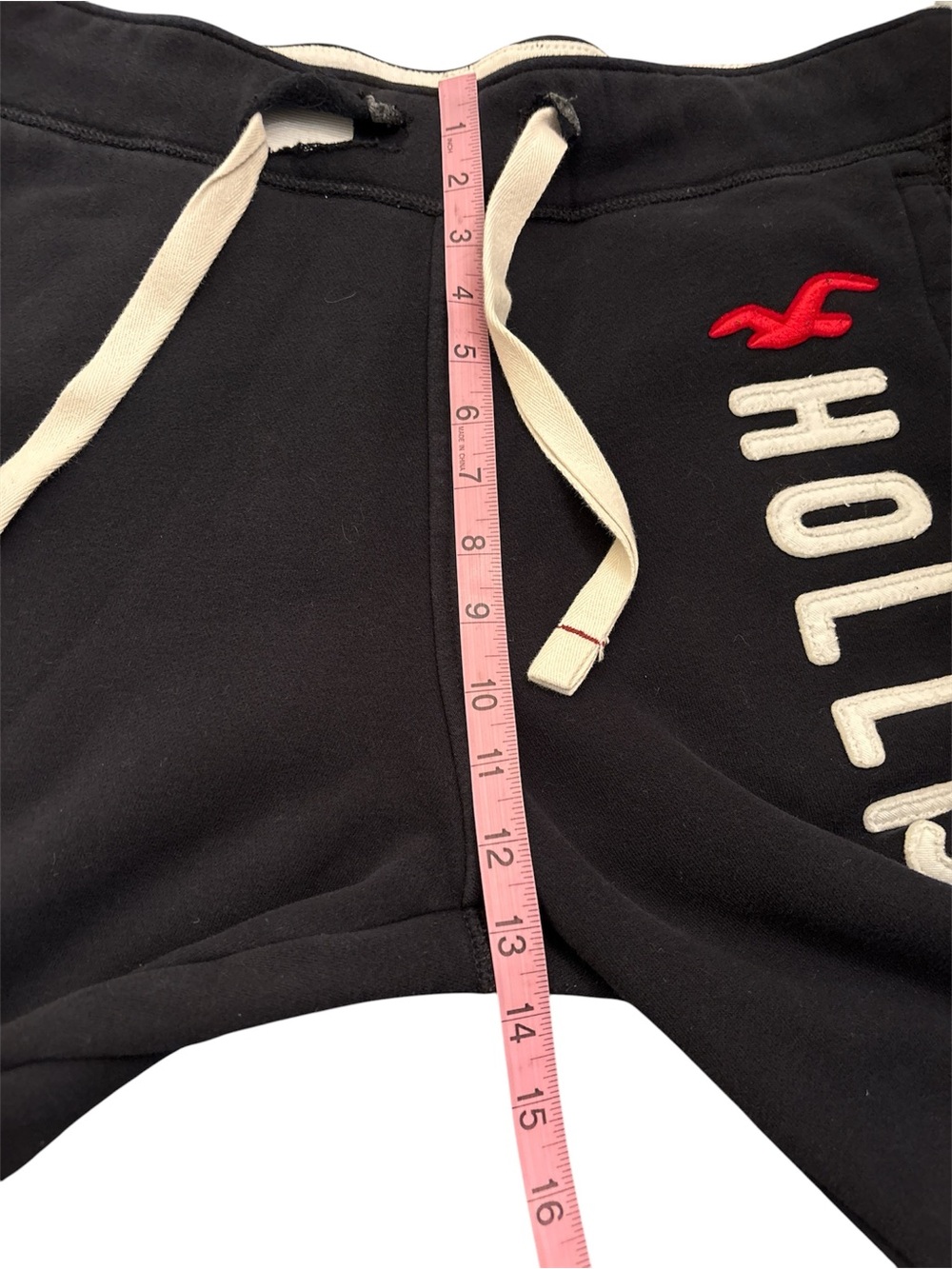 Hollister Vintage Sweatpants Men Size L Navy Logo Embroidered Pockets 2YK - Picture 8 of 9